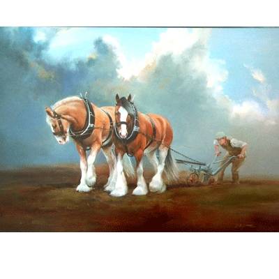 5-582527 Fortitude (Clydesdale) Blank Greeting Cards - 6 Pa sku 5-582527