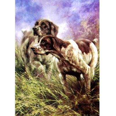 On Point (German Shorthair Pointer) Blank Greeting Cards - 6 Pack