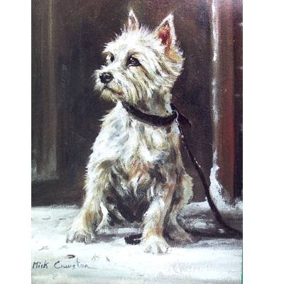 The Westie (West Highland Terrier) Blank Greeting Cards - 6 Pack