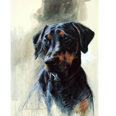 Head of Doberman By: Mick Cawston