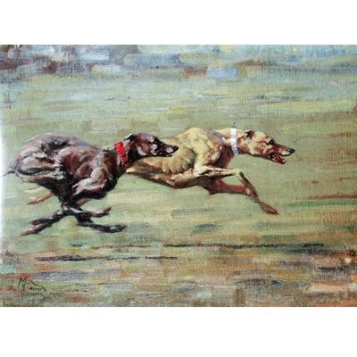 5-582821 Power and Speed (Greyhound) Blank Greeting Cards - sku 5-582821