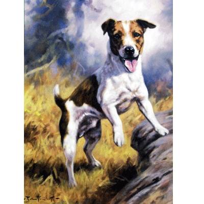 5-582822 Ready to Go (Jack Russell) Blank Greeting Cards -  sku 5-582822