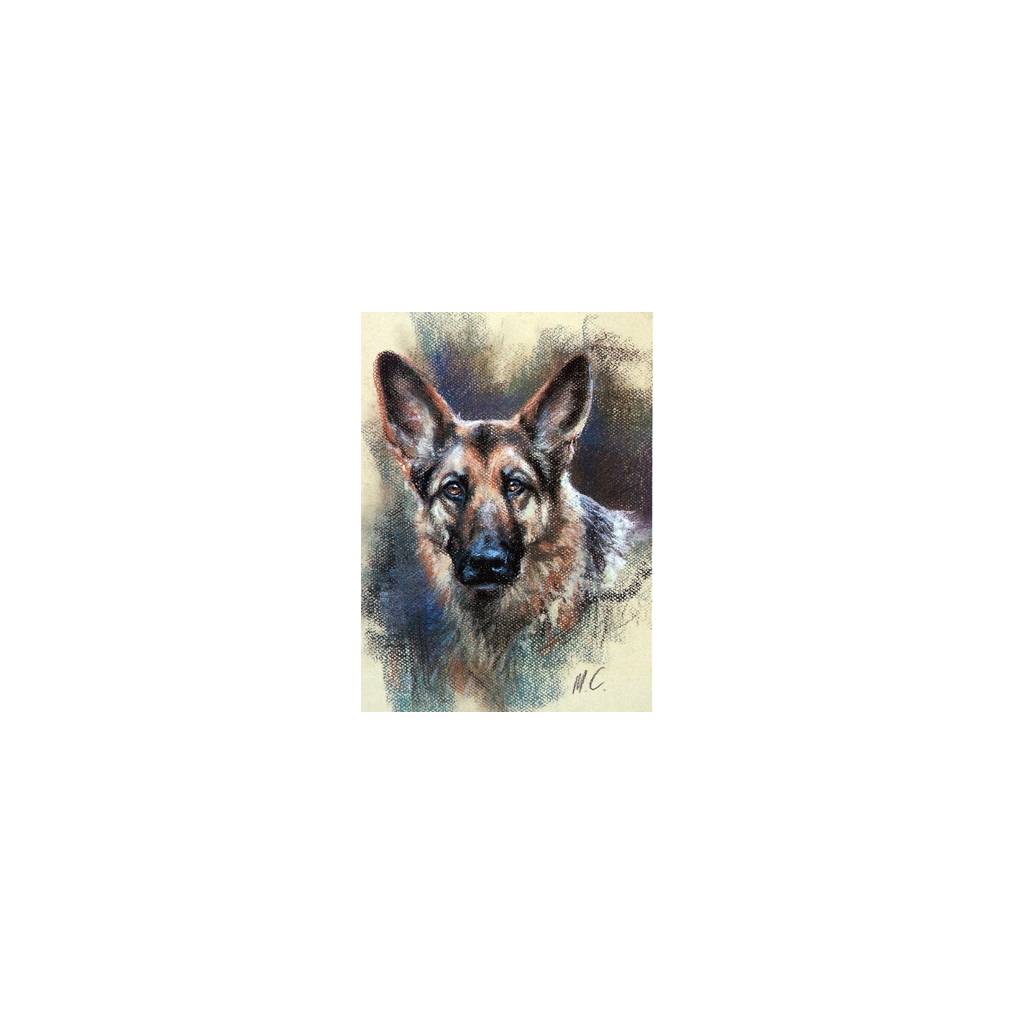 Head of German Shepherd By: Mick Cawston