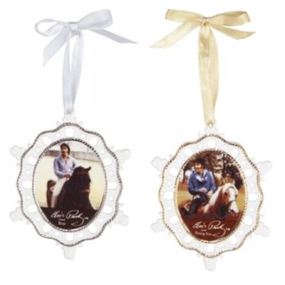 Breyer Elvis Rising Sun and Bear Ornament Set