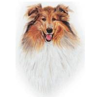 5-582879 Collie Head Shaped Clock sku 5-582879