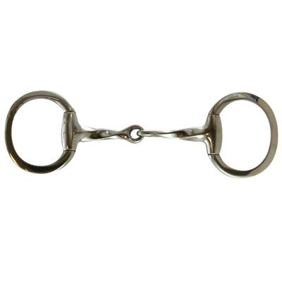 5-583035 Slow Twist Flat Ring Eggbutt Snaffle Bit sku 5-583035