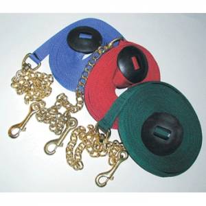 Poly Lunge Line with Chain and Rubber Stopper