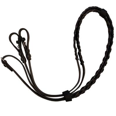 5-585428 Nurtural Horse Leather Laced English Reins sku 5-585428