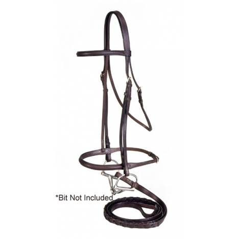 Equiroyal Raised Draft Horse Snaffle Bridle