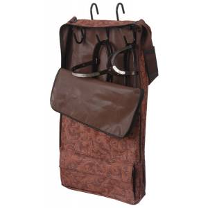 Tough-1 Halter/Bridle Bag - Tooled Leather Print