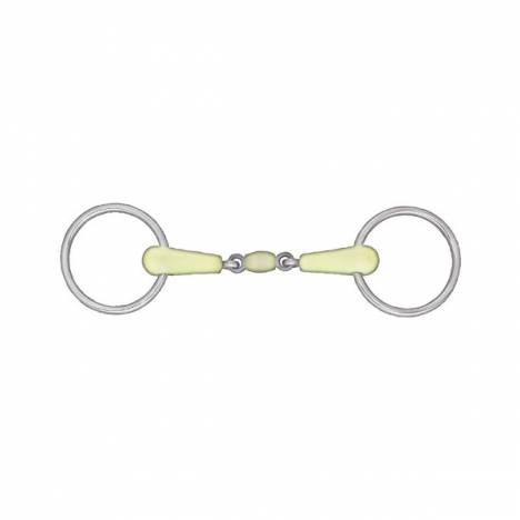 Horze Apple Flavor Peanut Link Loose Ring Snaffle Bit