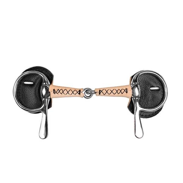 5-590730 Finntack Leather Covered Snaffle Half Cheek Drivin sku 5-590730