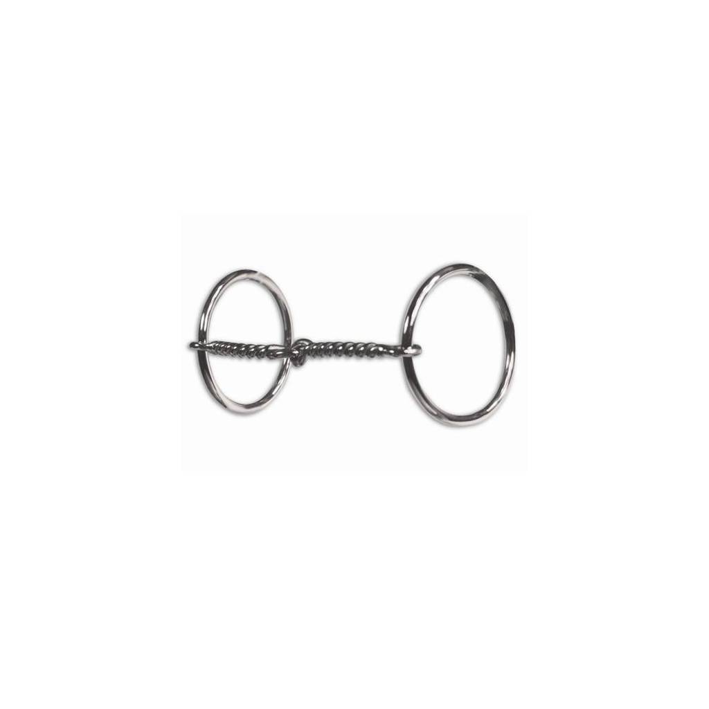 Professionals Choice Brittany Pozzi O Ring Twisted Wire Snaffle Bit