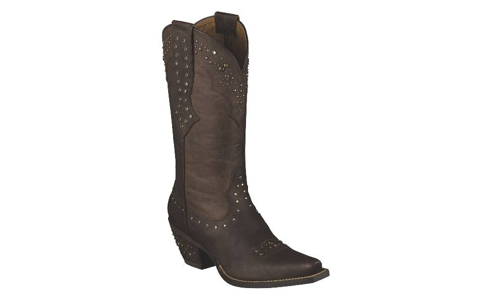 brown rhinestone cowgirl boots