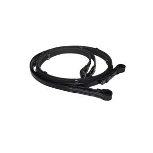 Exselle Elite Web Reins with  Leather Stops