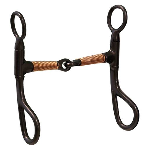 Copper Wrapped Snaffle Training Bit