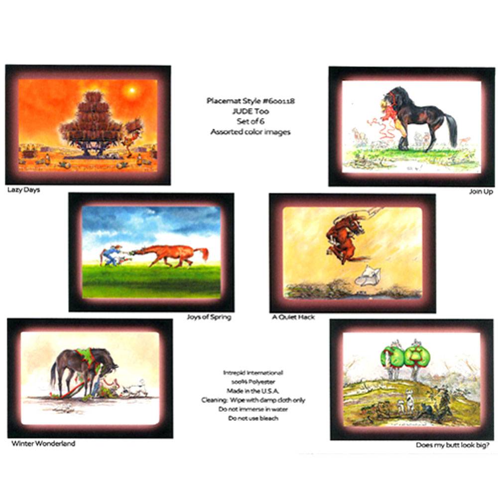 5-610736 Jude Too Placemats-Color/6Pk sku 5-610736