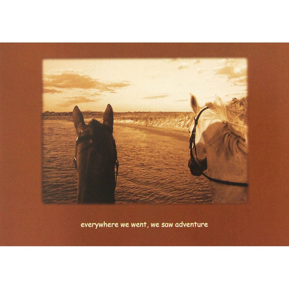 Sympathy (Horse) Everywhere We Went.... Blank Greeting Card