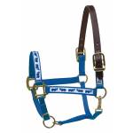 Perri's Leather Ribbon Safety Halter - Hippos