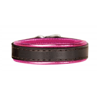 Perri's Metallic Padded Leather Bracelet