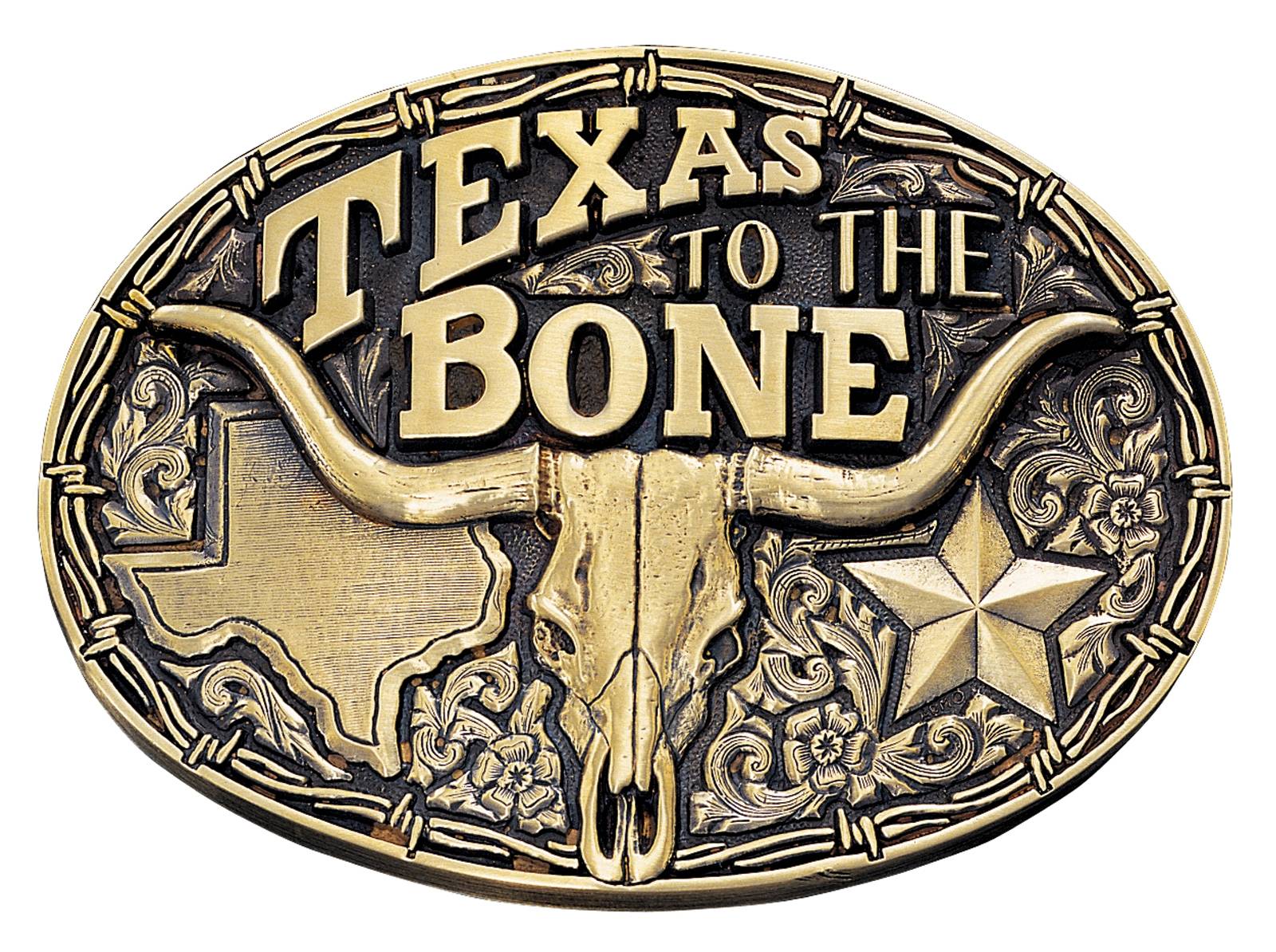 Montana Silversmiths Texas To The Bone Attitude Belt Buckle