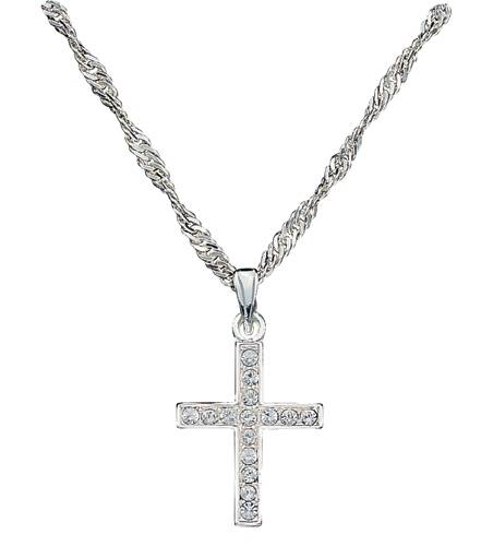 Montana Silversmiths Rhinestone Cross Necklace