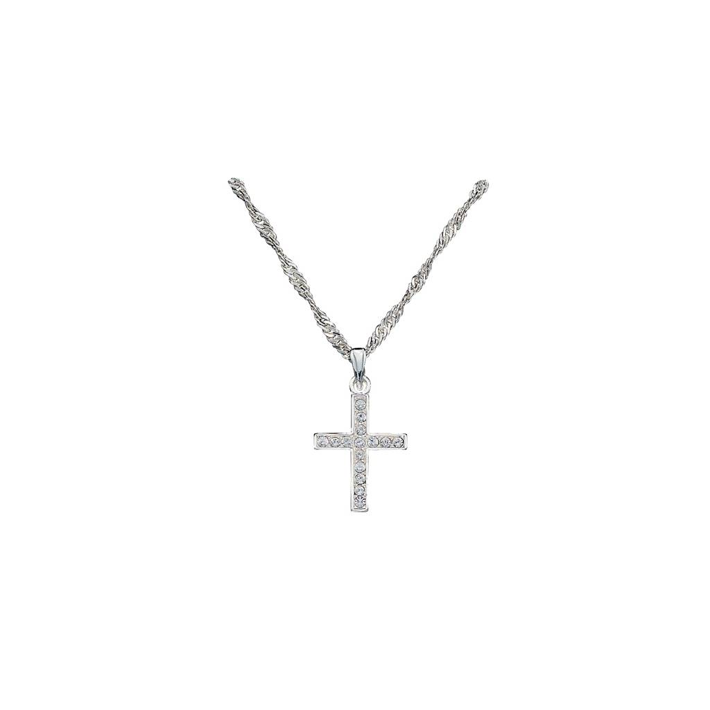 Montana Silversmiths Rhinestone Cross Necklace