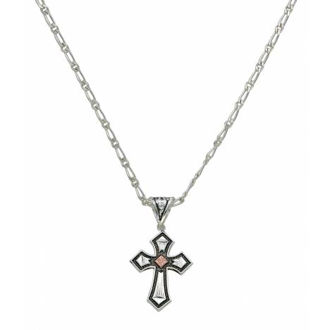 Montana Silversmiths Antique Copper Diamond Cross