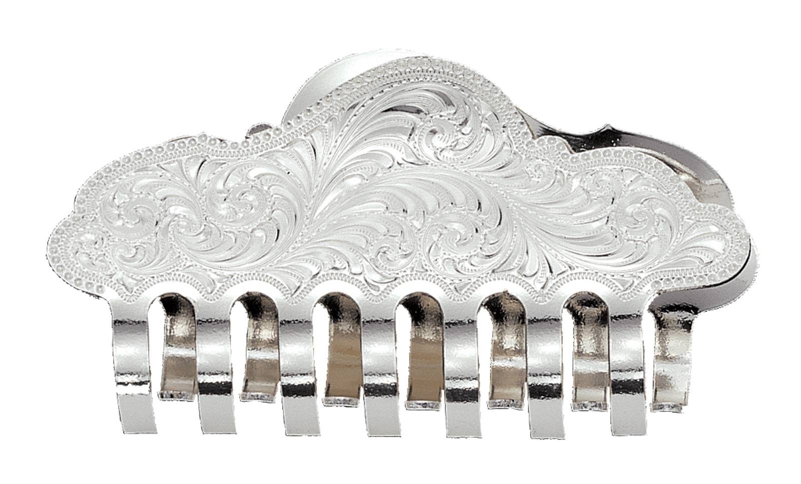 5-614404 Montana Silversmiths Silver Engraved Jaw Clip Hair sku 5-614404