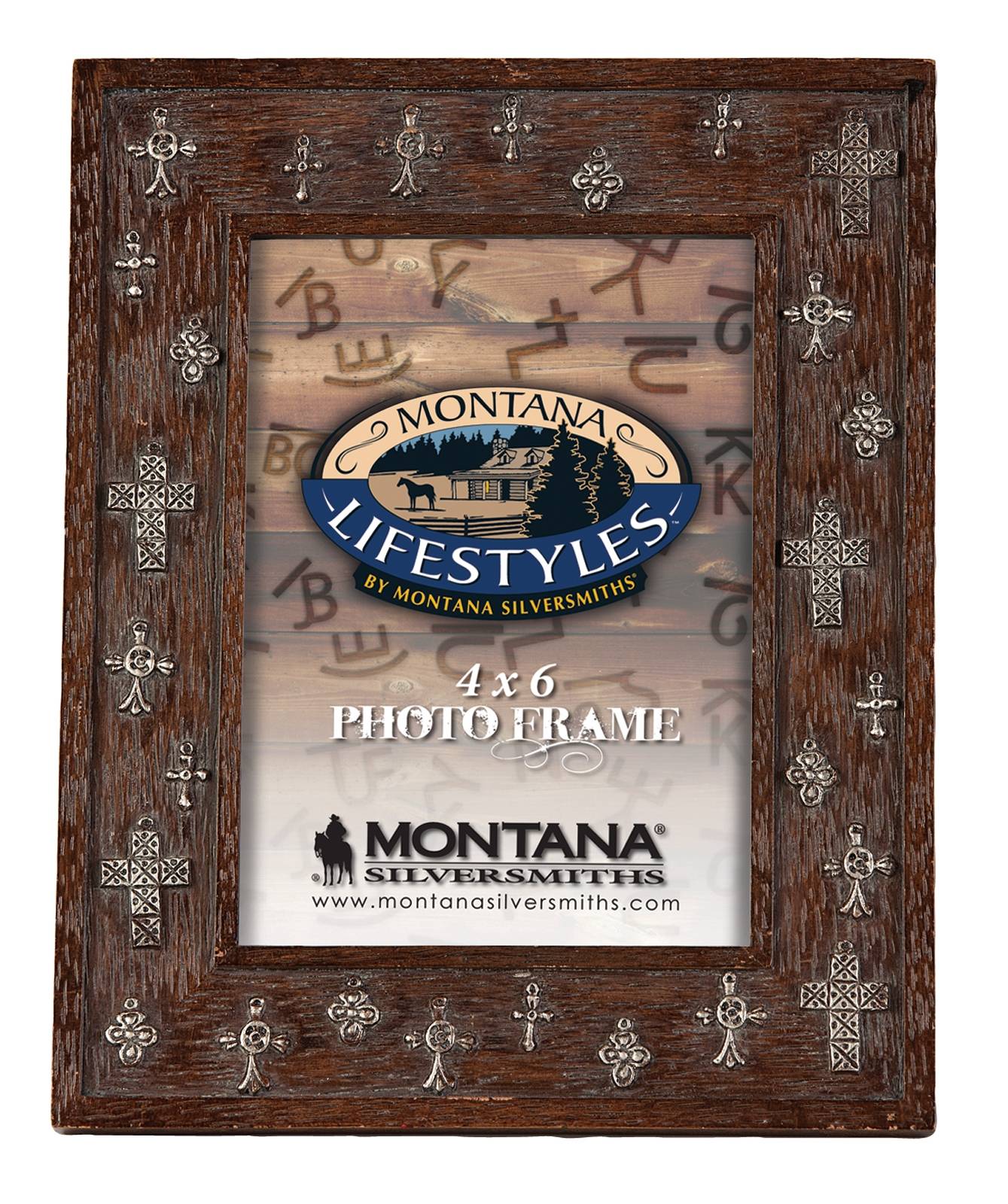 Montana Silversmiths Antiqued Crosses Photo Frame