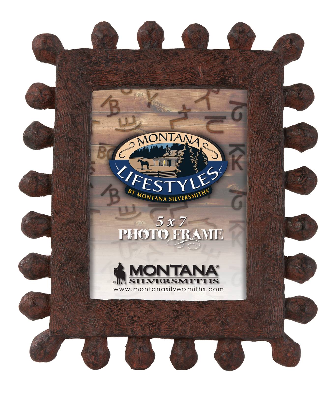 Montana Silversmiths Rustic Studs Photo Frame