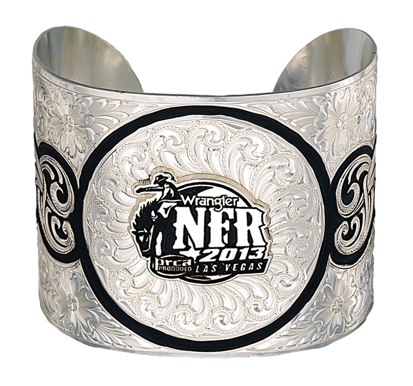 5-615365 Montana Silversmiths 2013 WNFR Wide Cuff Bracelet sku 5-615365