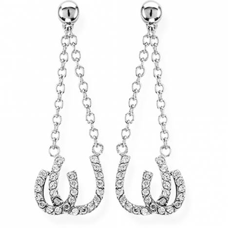 Kelly Herd Double Horseshoe Earrings - Sterling Silver