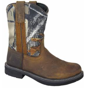 Smoky Mountain  Buffalo Wellington Boots - Youth, Brown/Camo