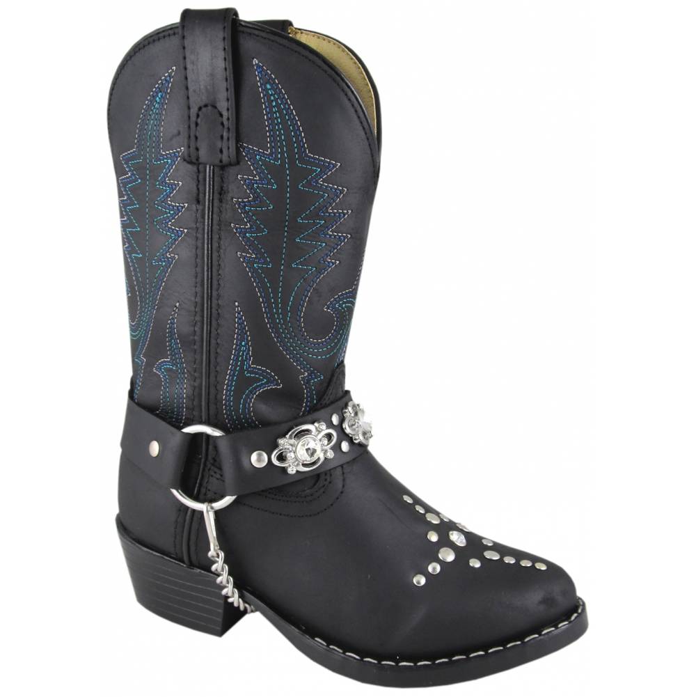 Smoky Mountain Starlight Western Boots - Kids, Black