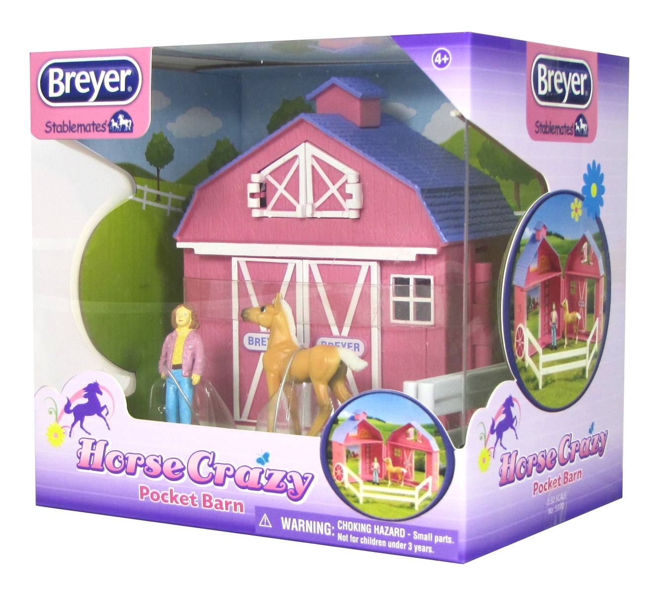 5-619958 Breyer Stablemates Horse Crazy Pocket Barn sku 5-619958