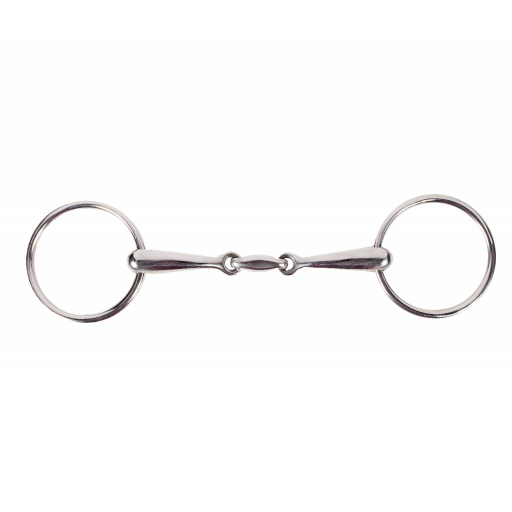 Horze Lozenge Link Loose Ring Snaffle Bit - 16mm Width