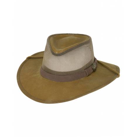 Outback Trading Kodiak Oilskin and Mesh Hat- Men's