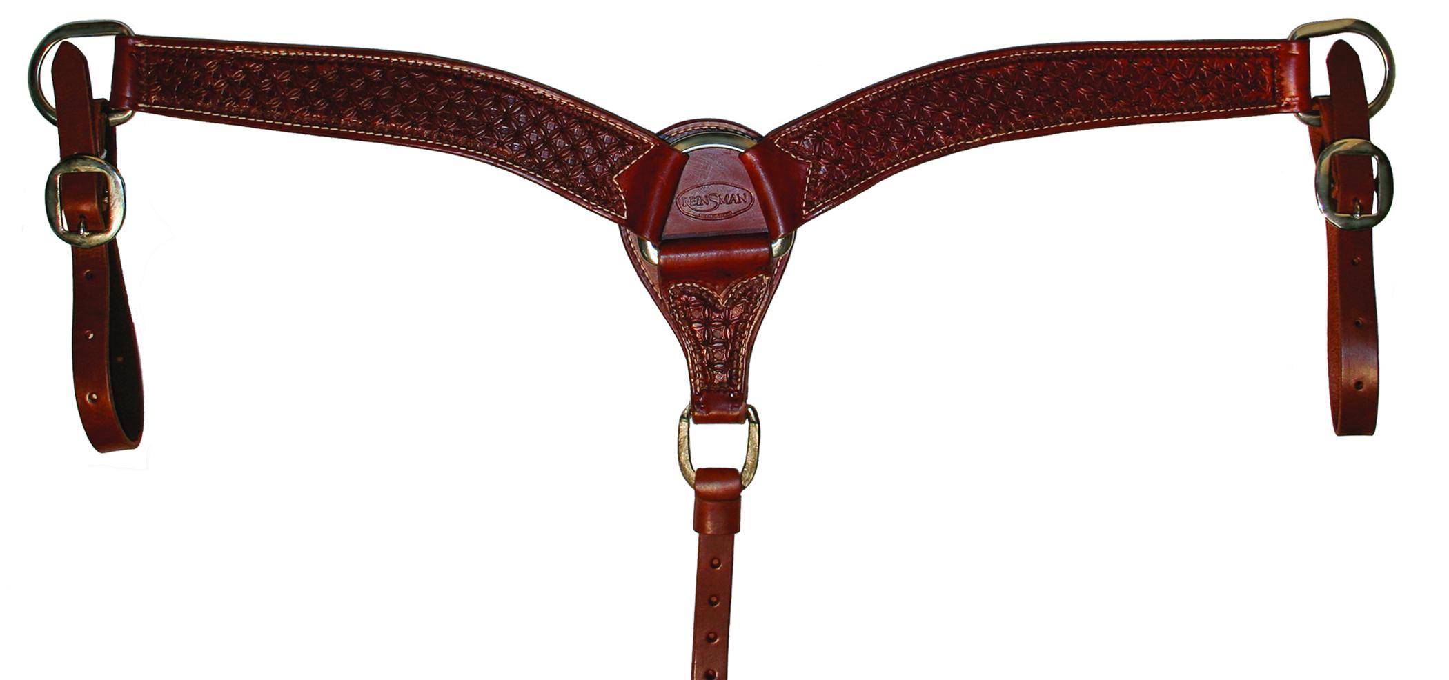 Reinsman Diamond Waffle Stamped Breast Collar