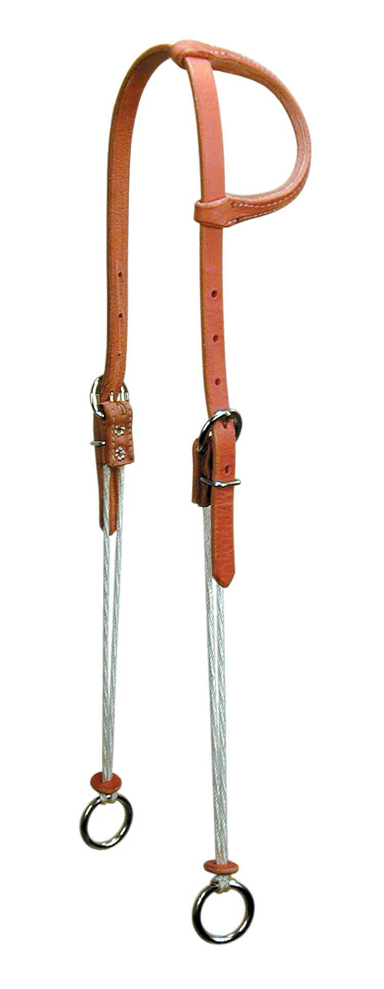 Reinsman Rope Gag Slide Ear Headstall