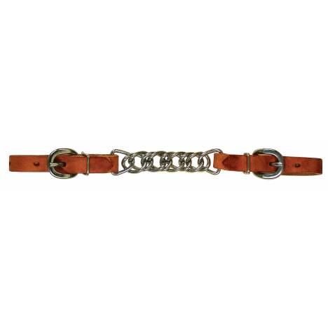 Reinsman Harness Leather Flat Link Strainless Curb Chain