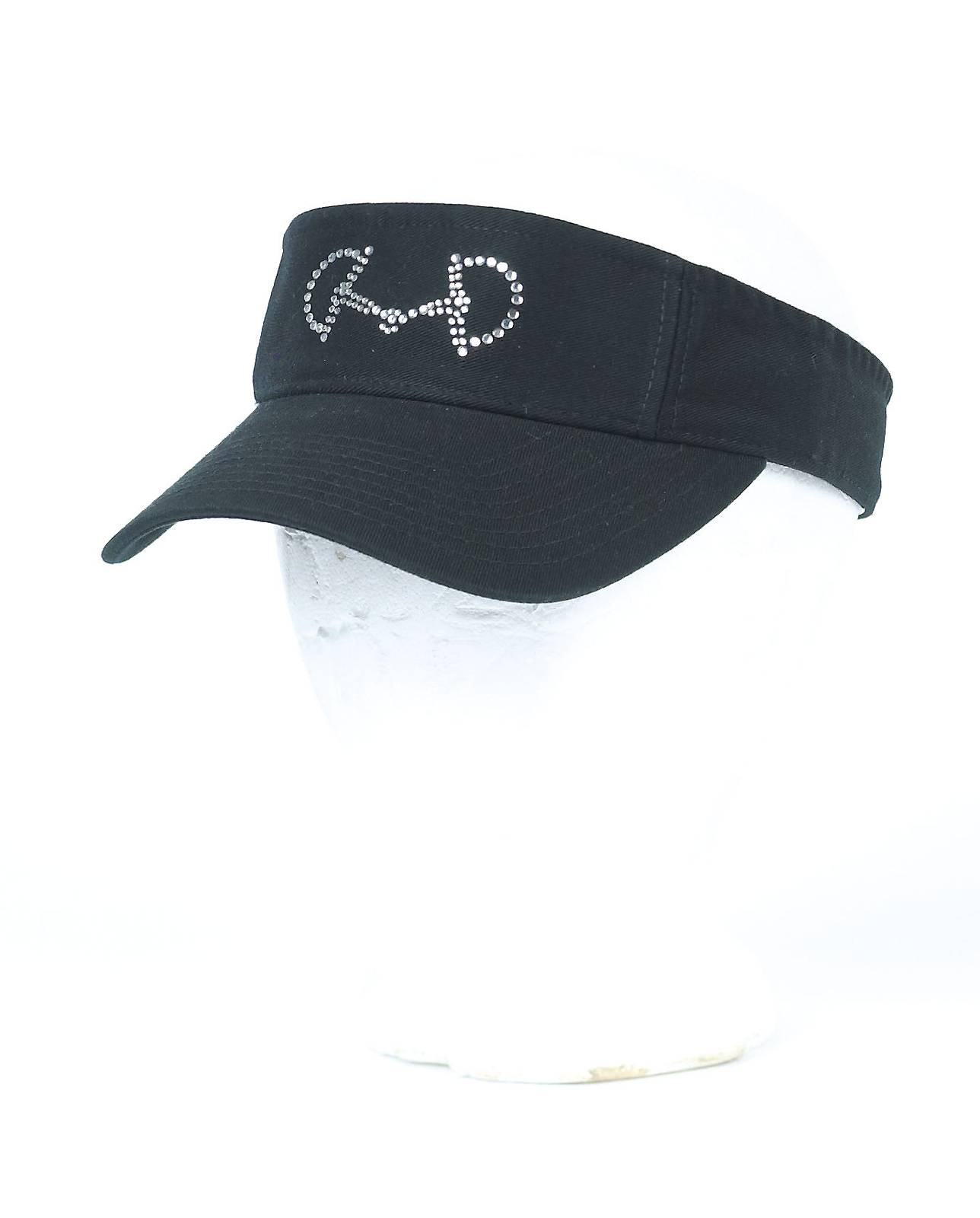 Rhinestone Snaffle Bit Visor