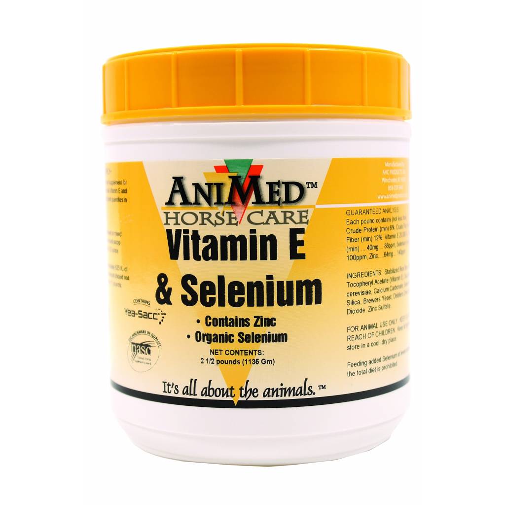 AniMed Vitamin E & Selenium Supplement For Horses