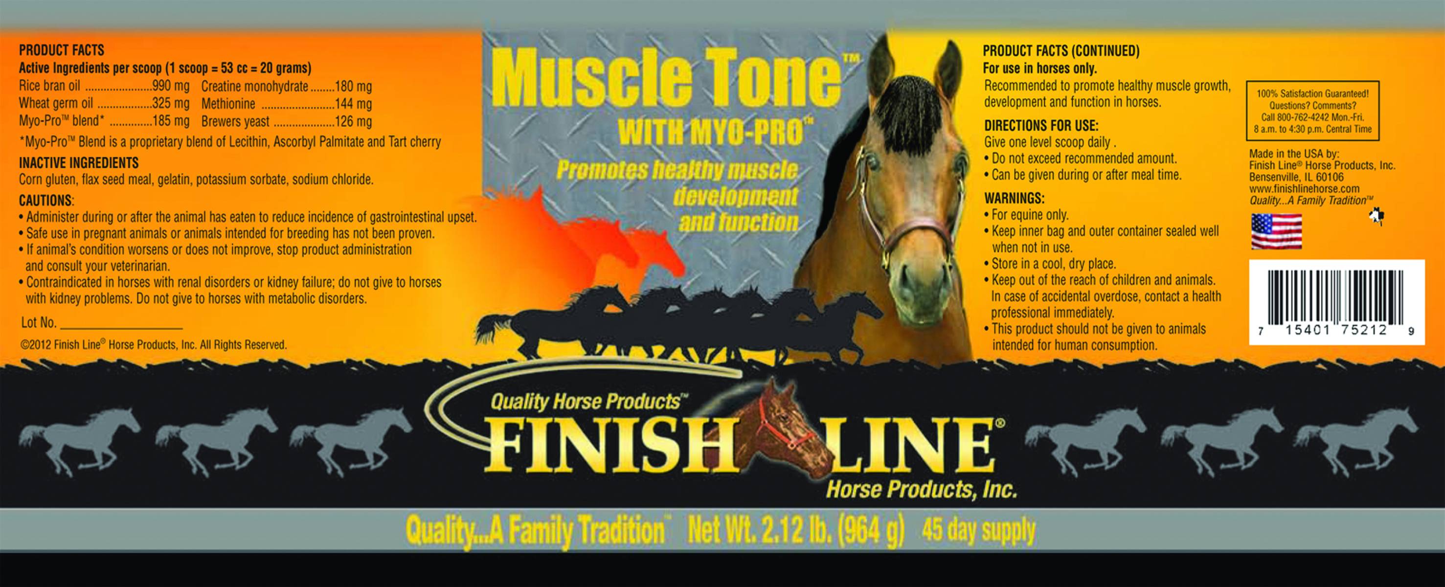 Finish Line Muscle Tone with  Myo-Pro