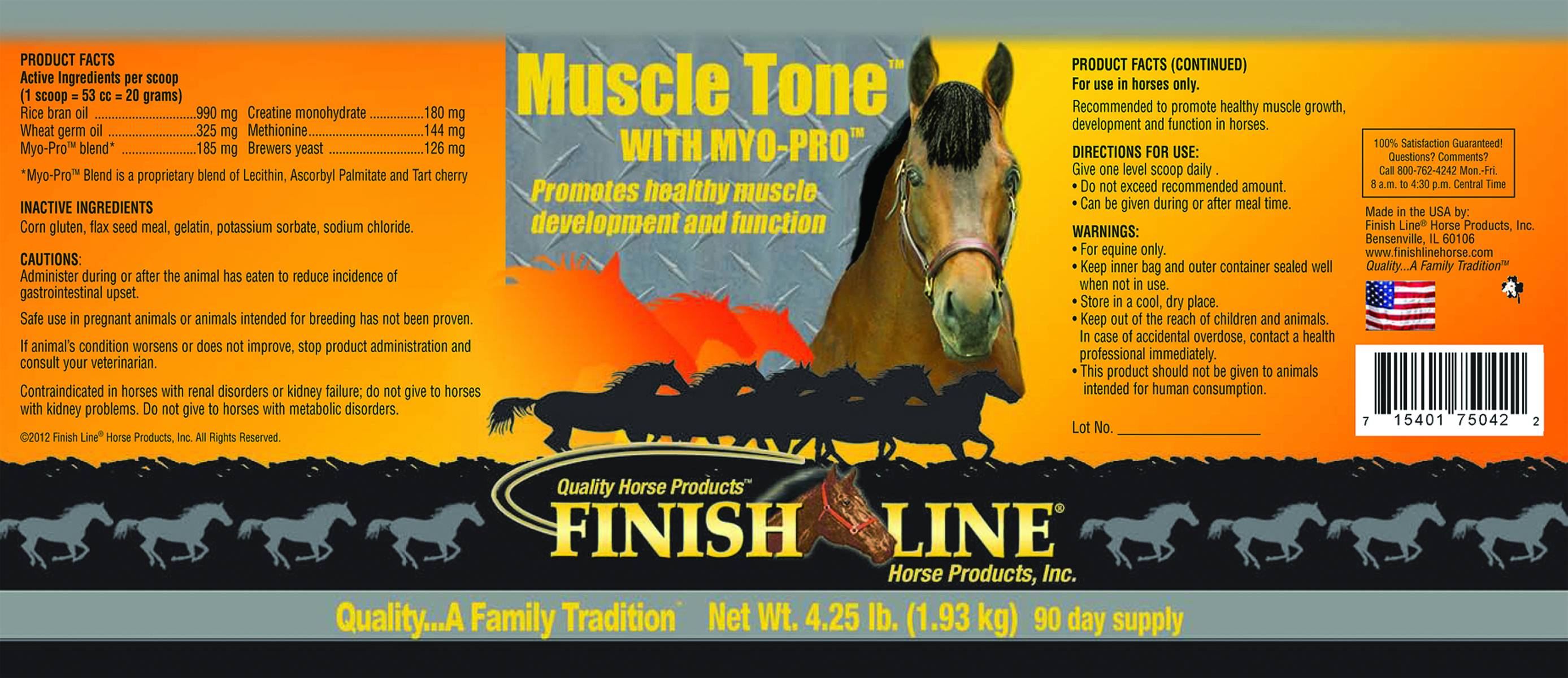 5-634241 Finish Line Muscle Tone with  Myo-Pro sku 5-634241