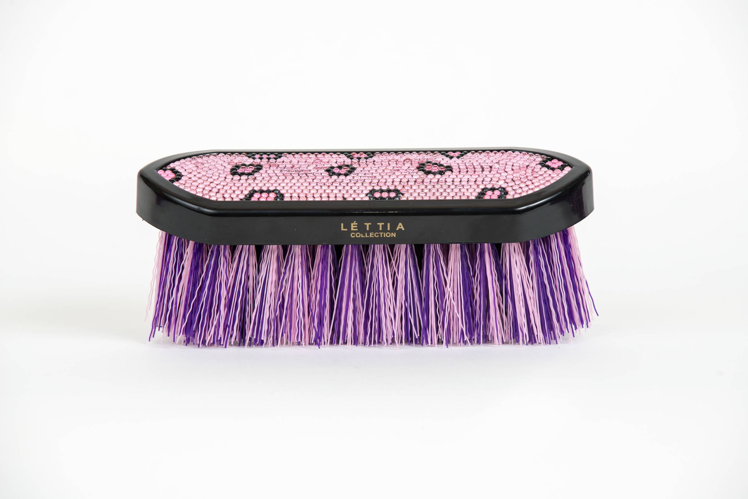 Lettia Collection Dandy Brush - Crystal Leopard