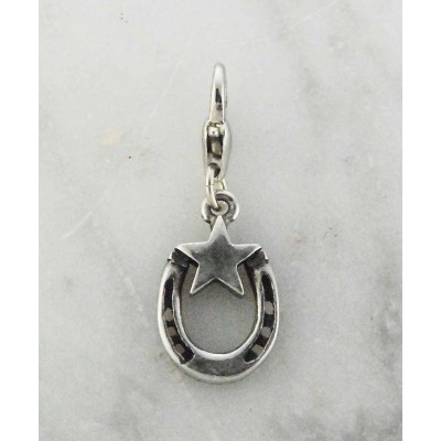 Barbary Western Horse Shoe with  Star Charm