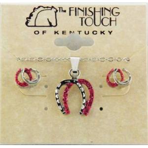 Finishing Touch Double Horse Shoe with  Glitter Gift Set