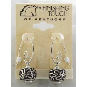 Finishing Touch Pandora Wire Earrings with Drop Link Random Horse Shoe Bead
