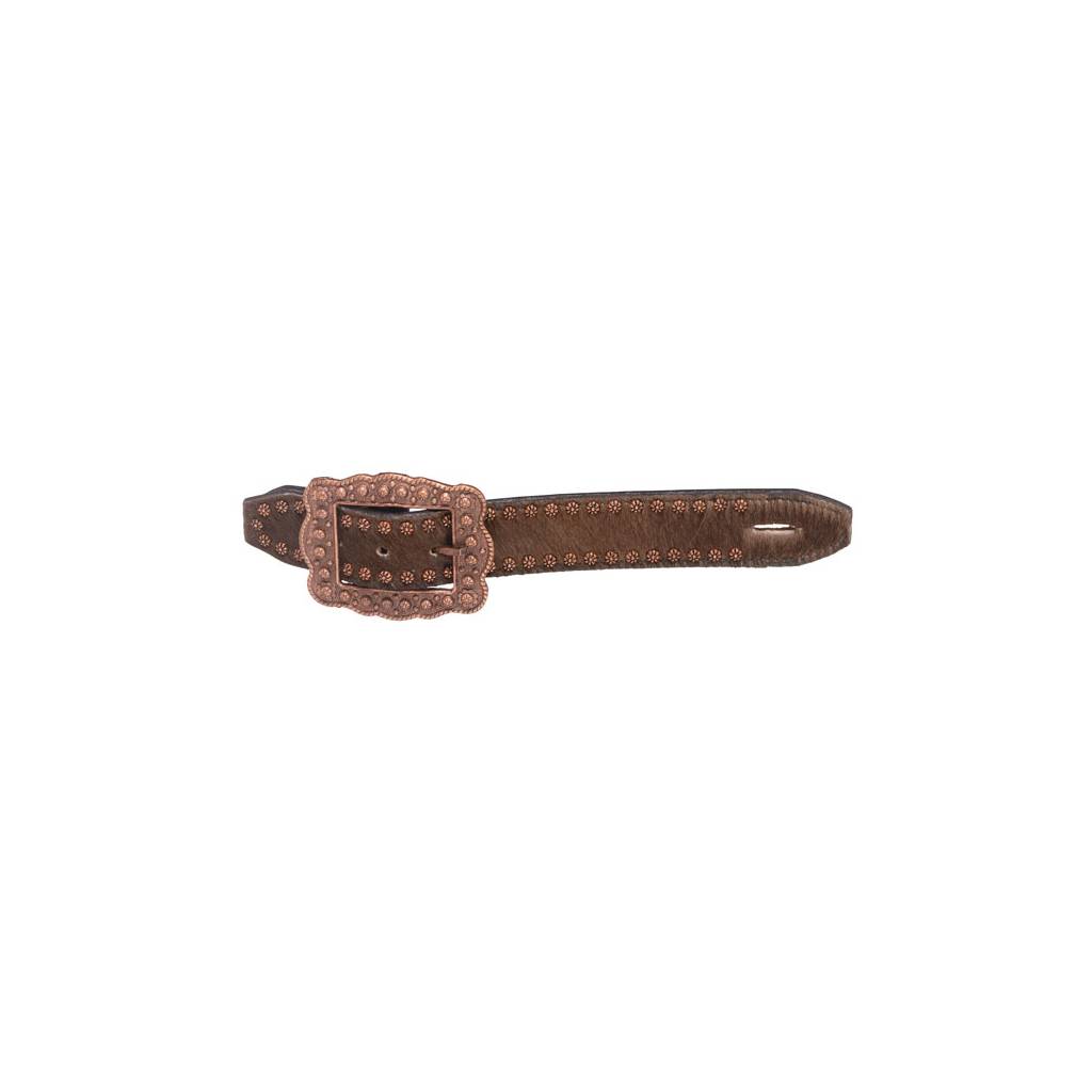 Tough-1 Studded Hair-On Belt Style Spur Strap